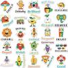 50-Piece Creative Cartoon Praise Stickers for DIY Phone Case, Notebook, and Water Bottle Decoration