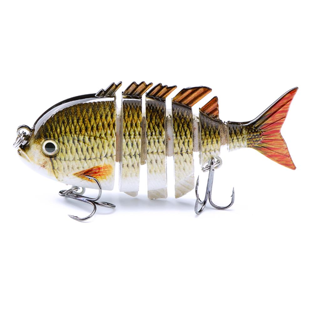 

Hanlin, 8 см, 14,5 г, многосоставные рыболовные приманки, тонущие приманки Shad, воблер с твердым корпусом, приманка для плавания, реалистичная снасть для рыбалки Sunfish, окуня