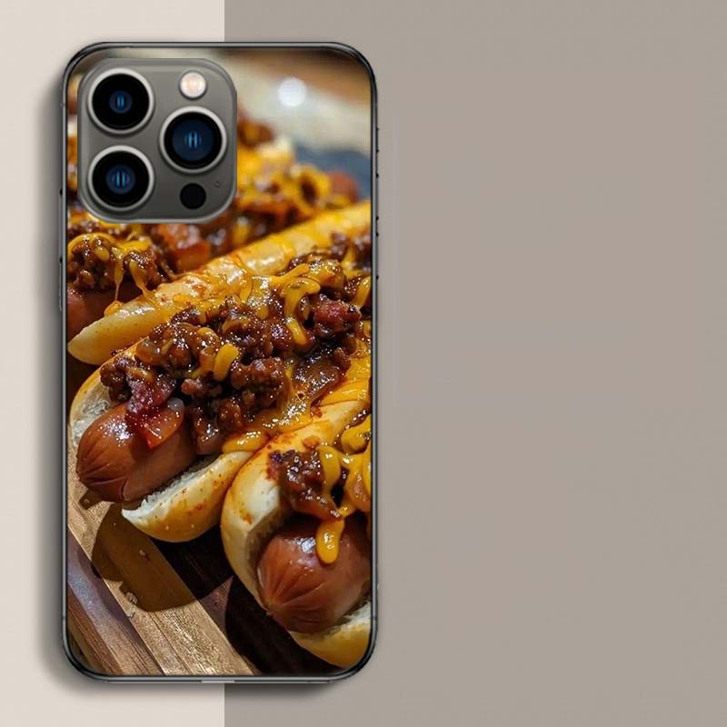 Onion and Pepper Flavored Grilled Sausage Hot Dog Phone Case For Iphone 17 Air 15 Pro 14 Plus 16 Pro Max 17E 16E 12 13 Mini 11