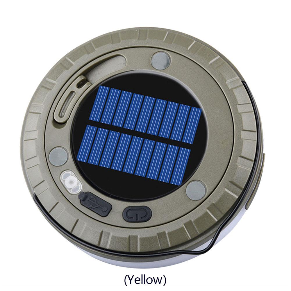 Solar Camping String Lights Rechargeable Camping Lantern Waterproof Hanging Tent Light Camping Light for Hiking Yard Decorations