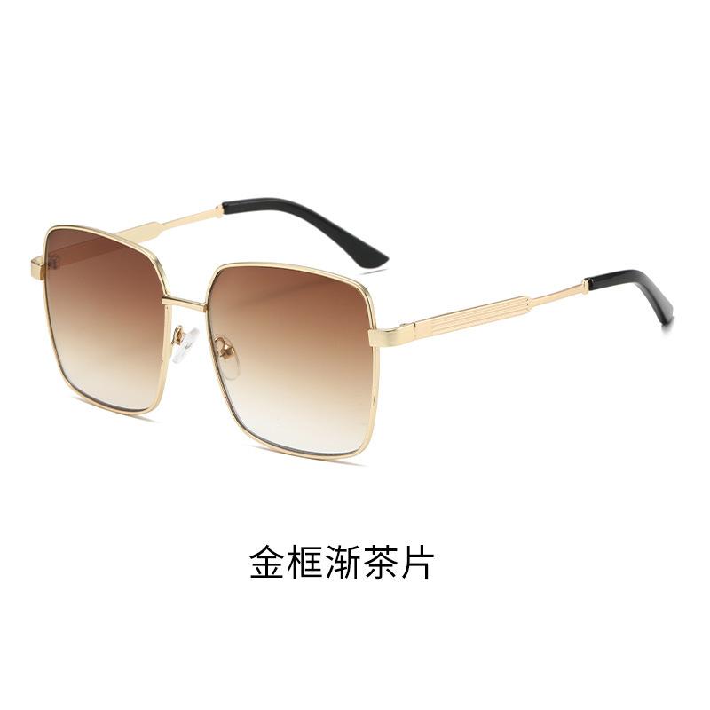 

Single Beam Metal Frame Sunglasses Fashionable Versatile Sunscreen Sunglasses Men S Outdoor Fishing Cycling Women S Sunglasses 56-20-142