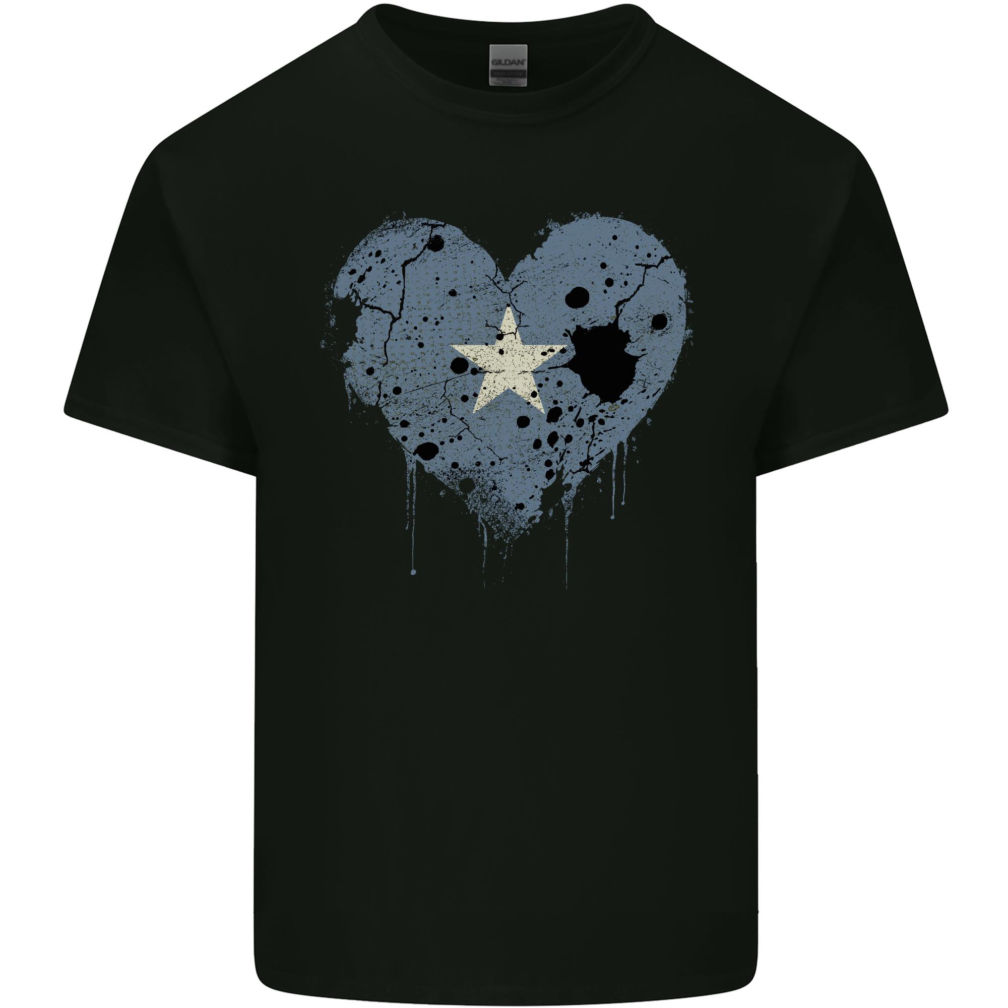 Love Somalia Flag Somalian Day Football Unisexs Light Cotton TShirt S