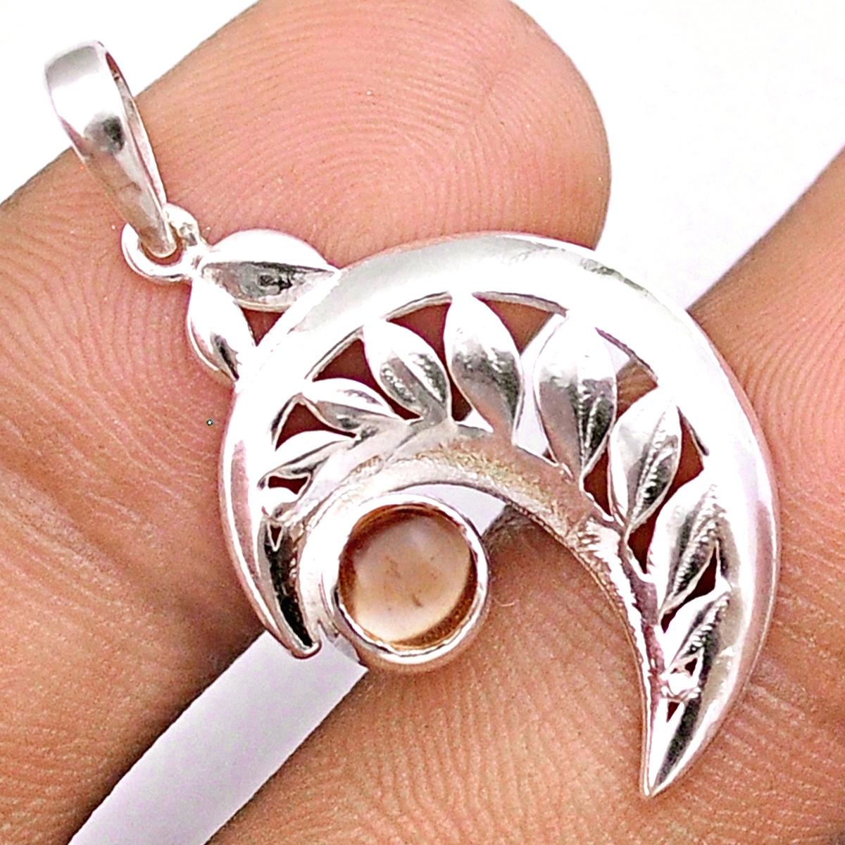 

0.46cts Желтый цитрин 925 Серебряный кулон Ювелирные изделия ручной работы