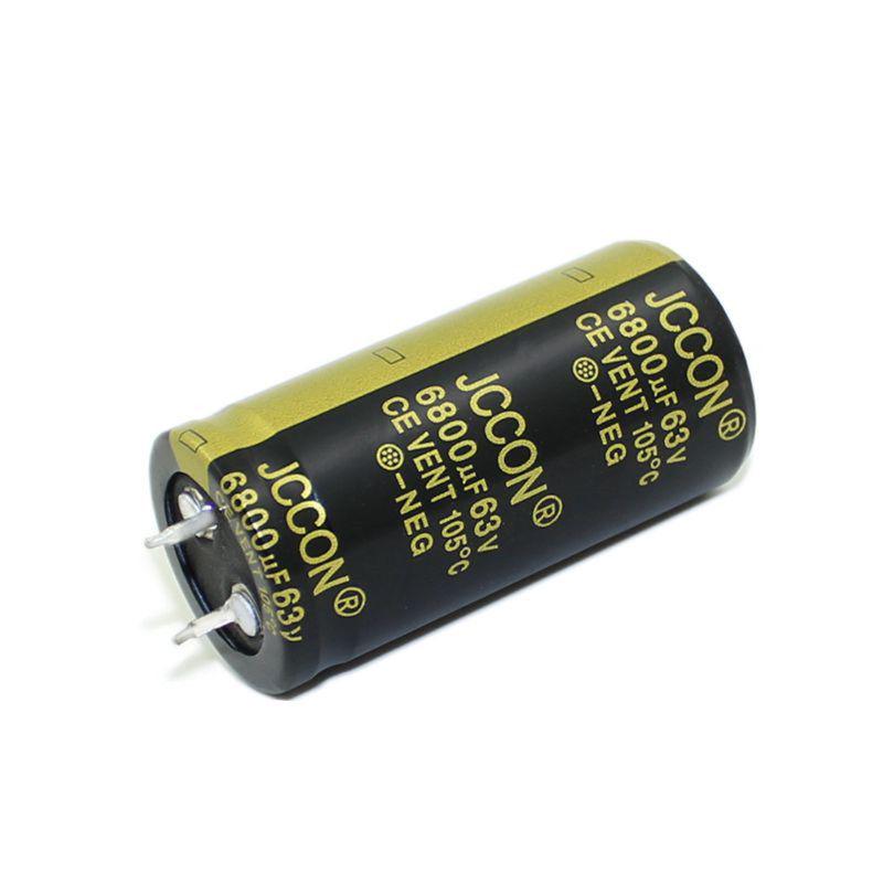 

63V 6800uF 25x50 Алюминиевый электролитический конденсатор высокой частоты Низкое сопротивление