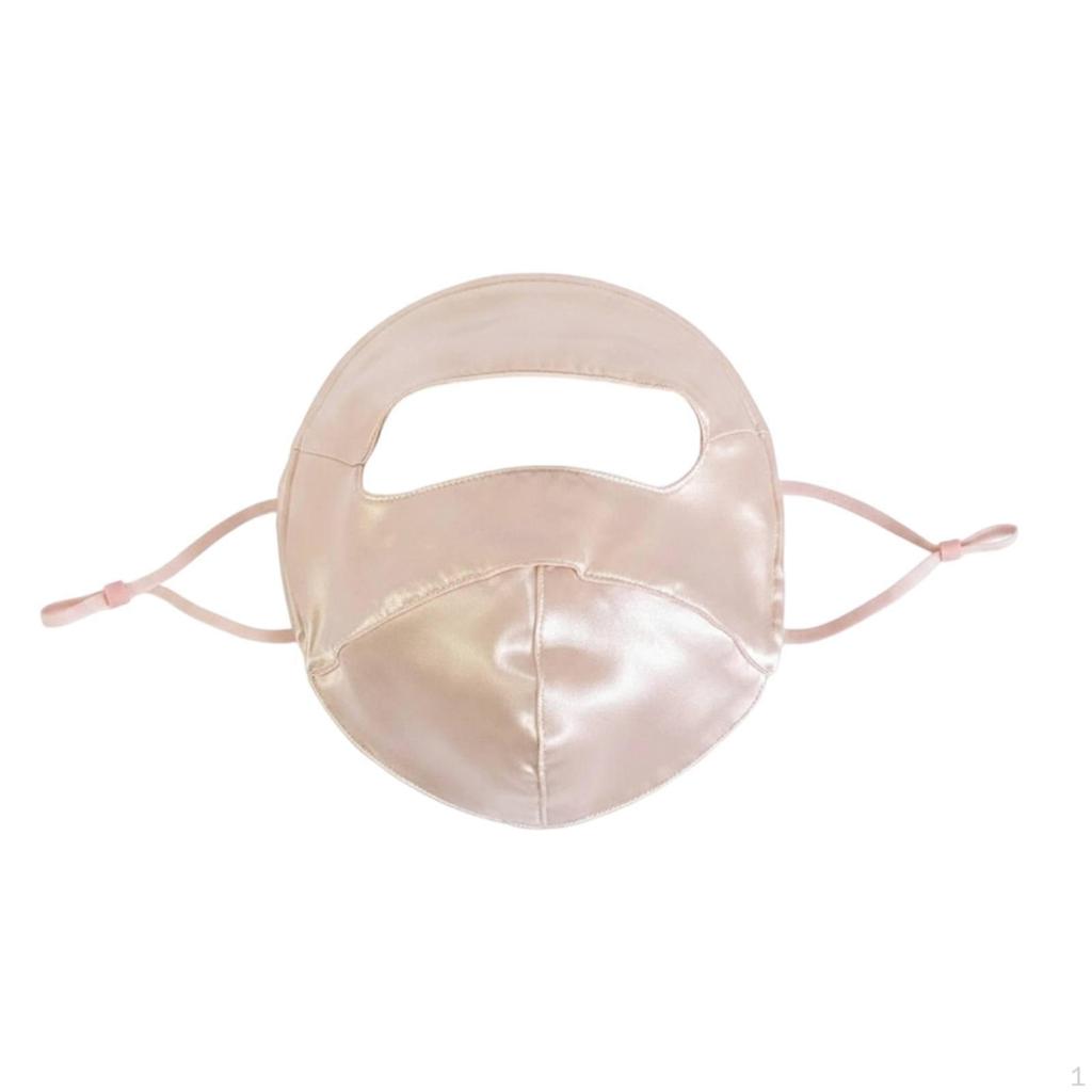 Skin-Friendly Full-Face Silk Mask Wearable Accessory Eye Opening