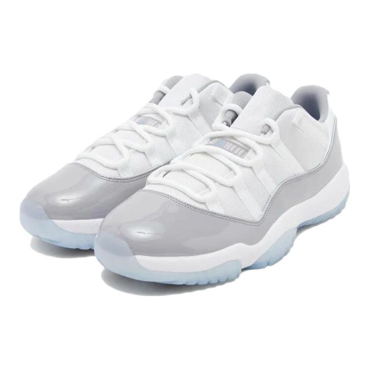 Air Jordan 11 Retro Low Cement Grey Unisex Sneakers White University-Blue AV2187-140