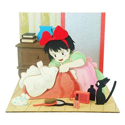 Sankei Studio Ghibli Mini - Serviciul de Livrări al lui Kiki "Plecarea în Noapte" Model Papercraft MP07-91