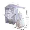 Romantic Wedding Bridal Candle Wedding Party Home Decoration Wedding Gift White Romantic Elegant Boxed Bridal Dress Design