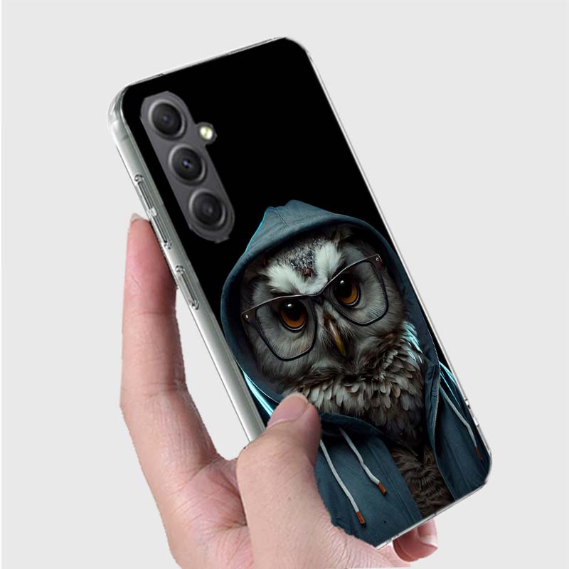 Monkey Frog Pig Cow Bird Cat Animal Phone Case for Samsung A16 A26 A36 A56 A17 A37 A57 A07 A06 A02S A03 A04S A05S Galaxy Note 20