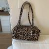 Women's Large Capacity Leopard Print Crossbody Tote - New 2025 Autumn/Winter Casual Fashion Commute Shoulder Bag.