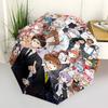 1pc Outdoor Umbrella with Anime Characters - Automatic Opening/Closing - Portable 3-Fold Design - 8-Rib Iron Frame - Perfect Gift for Fans, Trave