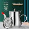 Leak-Proof Stainless Steel Oil Storage Pot with Filter