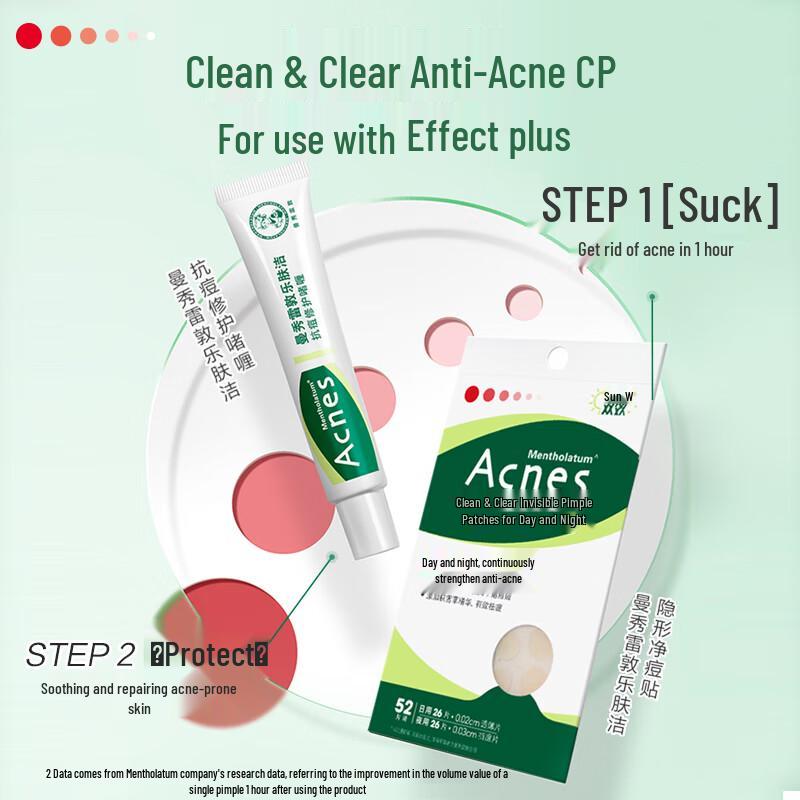 Mentholatum Acnes Invisible Pimple Patches (52 Count)