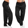 Comfortabele losse, casual, effen kleur Harlan yoga-joggingbroek voor dames