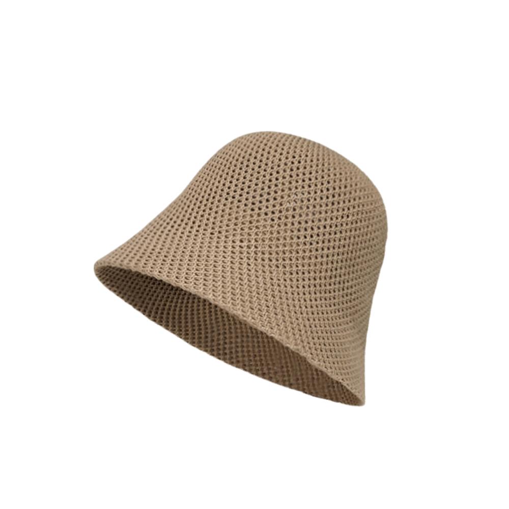 

Leisure Wide Brim Hollow Fisherman Cap Solid Color Mesh Sunshade Bucket Hat Breathable Portable Sun Beach Hat Travel хакі
