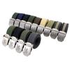 Men's Extra Thick Canvas Woven Belt, Polyester-Cotton Blend, Casual Style
