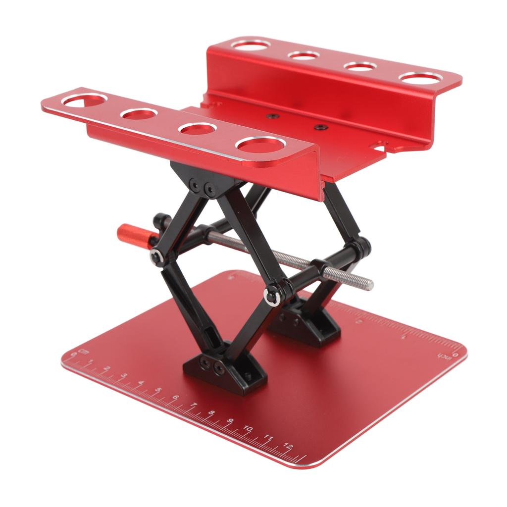 RC Car Work Stand Simulation Metal RC Repair Workstation Support Elevating Rotatable for 1:8 and 1:10 RC Car