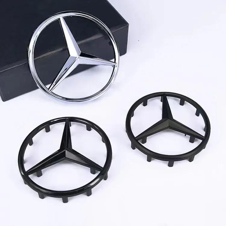 Top Quality 52mm 57mm Steering Wheel Center Badge Star Logo Car Emblem with 18 Pins Mercedes Benz Amg C CLA CLS GLC GLE GLS E BW0