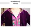 Mom's 2025 Fashionable Gold Velvet Hooded Sportswear Set for Middle-Aged & Elderly Women