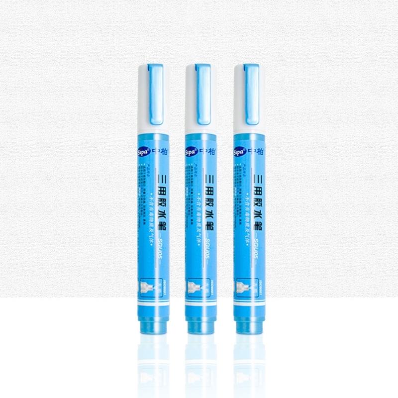 Triple Use Color Changing Solid Glue Stick Fast Dry DIY Craft Envelope Pen Style