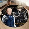 Onepunch Man Round Area Rug Carpet Rug For Living Room Bedroom Sofa Playroom Decor Nonslip Floor Mat