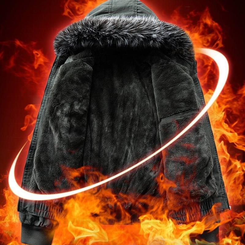 Winter Herren Fleece Mantel Hip-Hop Casual Parka Mantel Herren Damen Streetwear Herren Baumwollmantel Dick Plus Samt Jacke