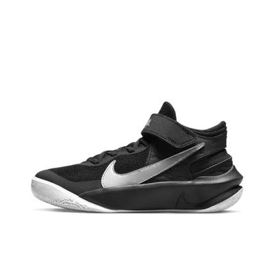 Team Hustle D10 FlyEase GS Black Metallic Silver DD7303-004