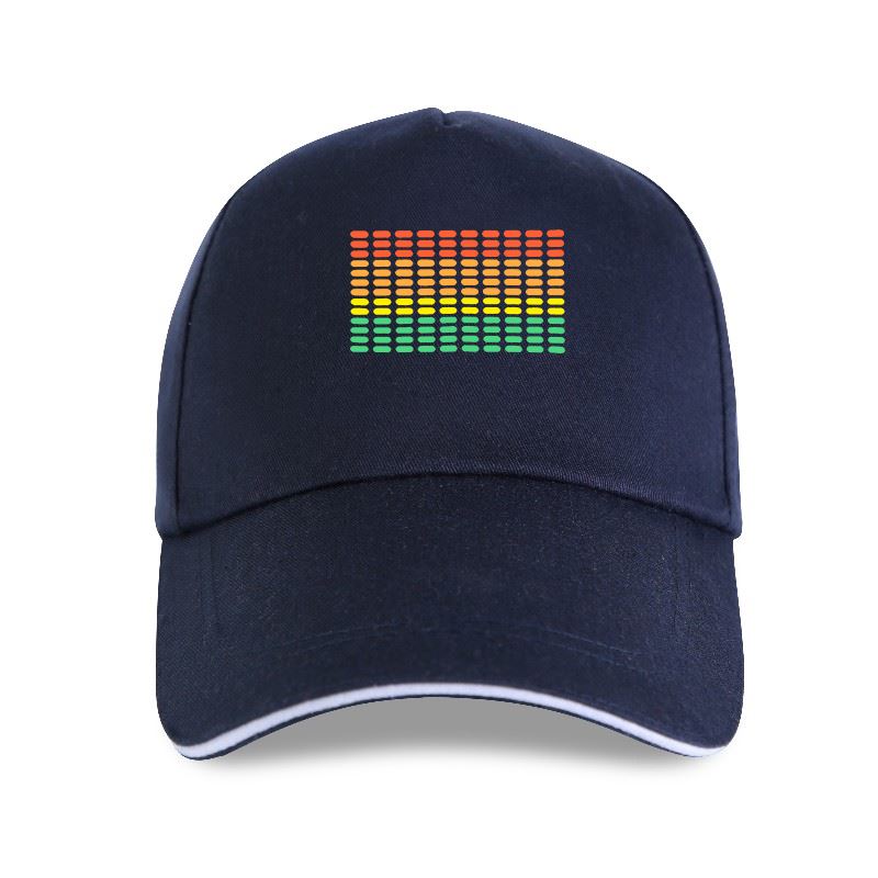 Neuer Mützenhut Heißer Verkauf Sound Active Equalizer EL Equalizer Licht nach oben und unten LED Blinkende Musik aktivierte LED-Baseballmütze