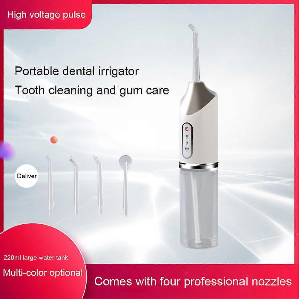 New Portable Electric Tooth Rinser Oral Cleaner Water Sprayer Household Tooth Cleaner Tooth Cleaner Dental Floss