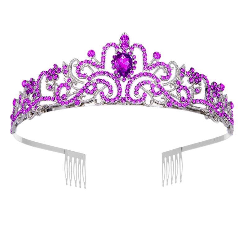 European & American Fashion Crystal Crown Bridal Headdress for Birthdays & Bachelorette Parties