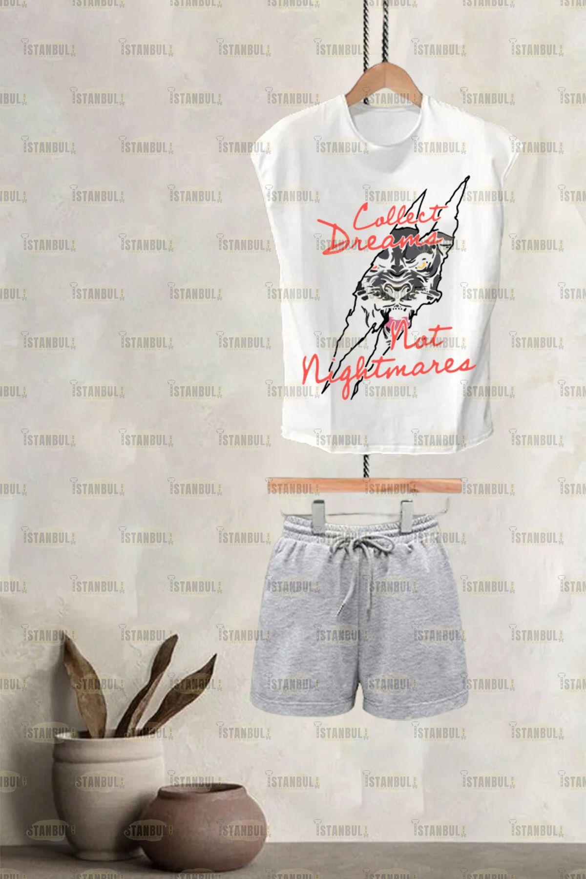 

Мужской комплект больших размеров сверху и снизу с принтом волка, футболка с 0 рукавами, шорты, спортивный костюм, комплект нижнего верха 2XL