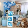 Balloon Transparent Box Letter Baby Shower Boy Girl Wedding Birthday Party Decoration Kids Gender Reveal 1st Birthday