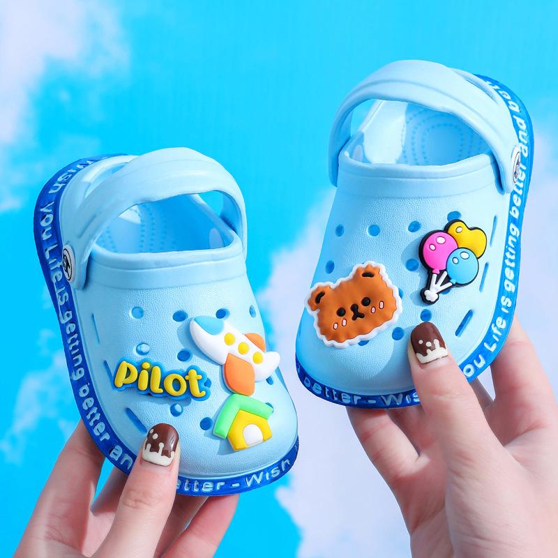 Children's Cartoon EVA Clogs - Summer, Non-Slip, Cute Slippers for Boys & Girls