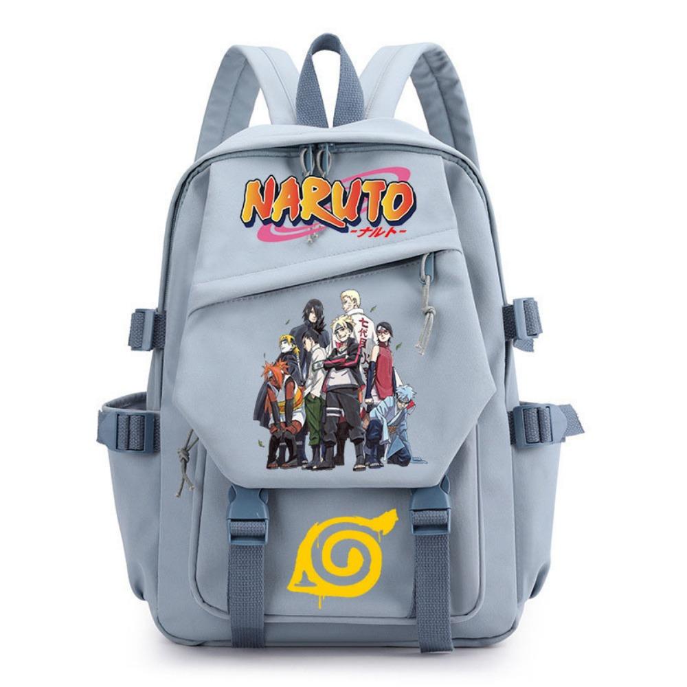 Anime Naruto Schoolbag Children's Backpack Elementary School Bag Boys and Girls Junior High School Students College Students Campus Backpack