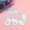 Site Truck Forklift Truck Design Style Metal Cutting Die Stencil for DIY Scrapbooking Album Photo Embossing Paper Card Craft Decor