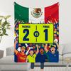 Mexican fans Blanket Soft Warm Furry Throw Super Kids Toys Bed Sofa Car Cradle