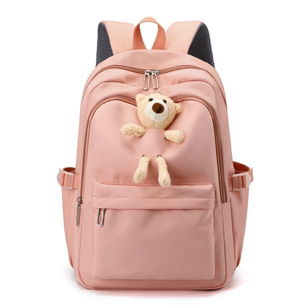 Oxford Large Capacity Backpack Schoolbag Casual Knapsack Simple Korean Style School Bag  Kids