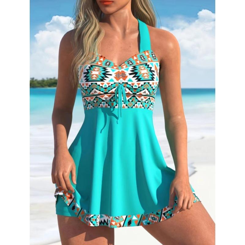 New one-piece women's swimsuit skirt tankini