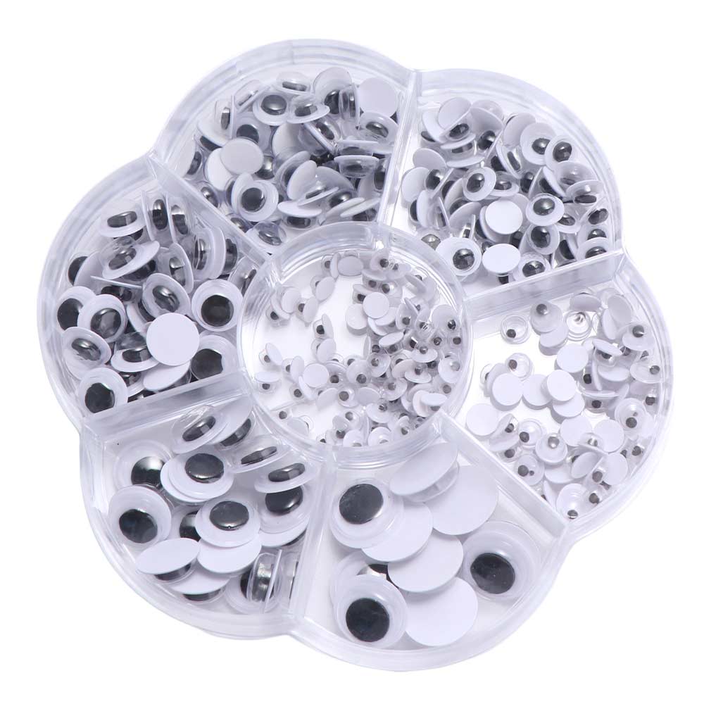 Crafting Doll Self-adhesive Moving Eyes Self-Adhesive Wiggle Eyes Plush Toys Eyes Plush Toys Eyes