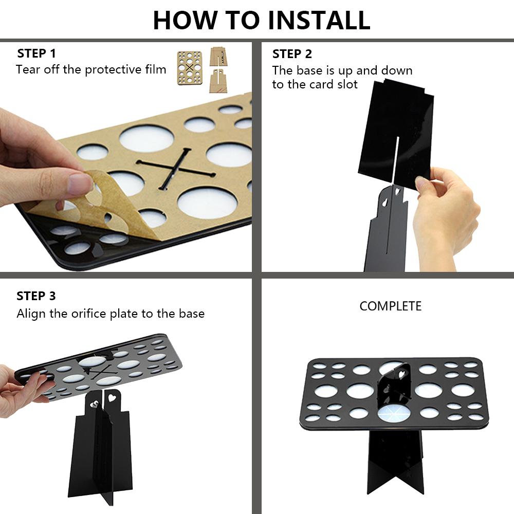 26 skylių stovas makiažo šepetėlių laikiklis Stand Tree Dry Šepečių laikiklis Šepečiai Aksesuarai Komestiniai šepečiai Pakabinami įrankiai