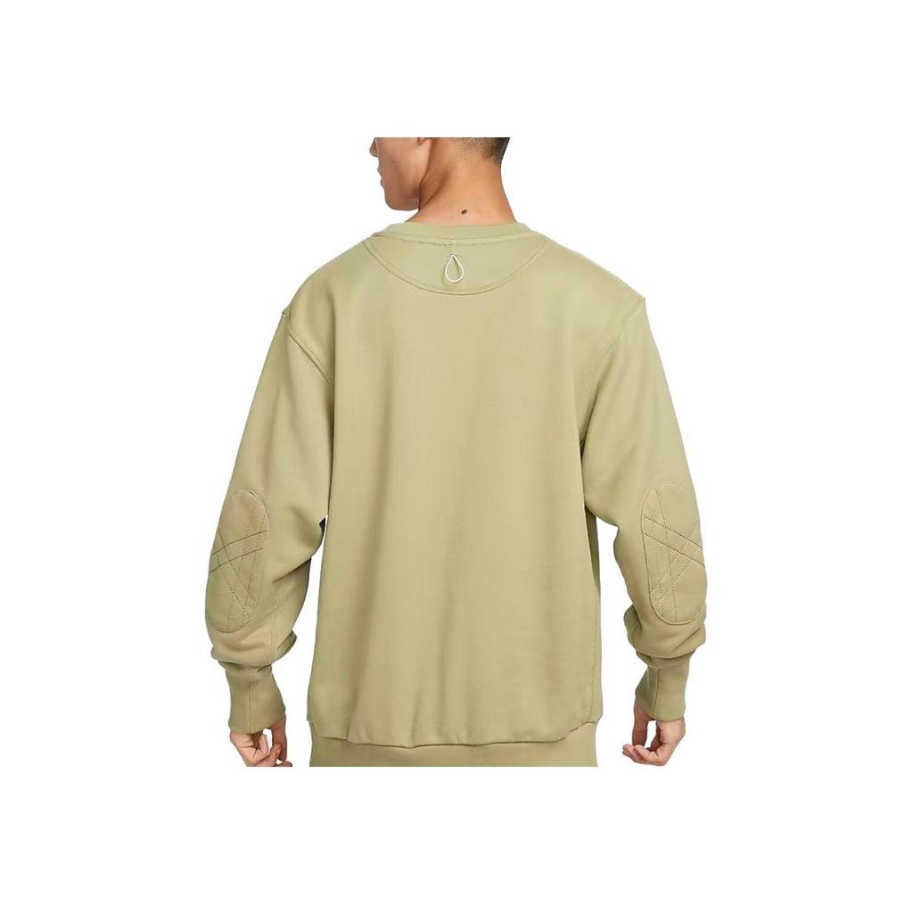 Nike FW23 NAI-KE Series Chinese Knit Crewneck Sweatshirt Unisex Sweatshirt Olive-Green FV4033-276