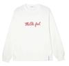 Milkfed Casual ICING LOGO BASIC TEE In Off White Women's L/S
