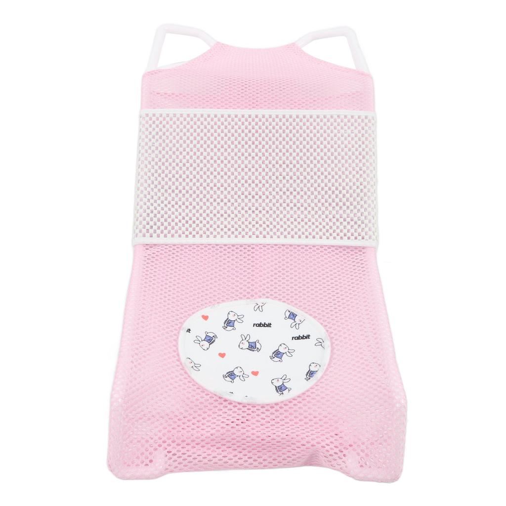 Baby Mesh Bath Cushion Pad Cute Cartoon Safe Ergonomic Newborn Bathtub Support Net Mat for Home