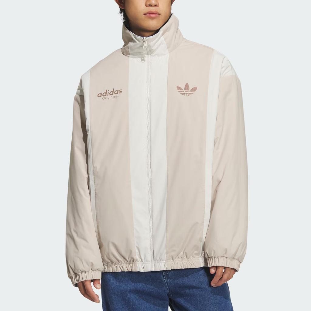 adidas Originals Reversible Warm Sports Stand Collar Loose Cotton Jacket Men Jacket KS5955