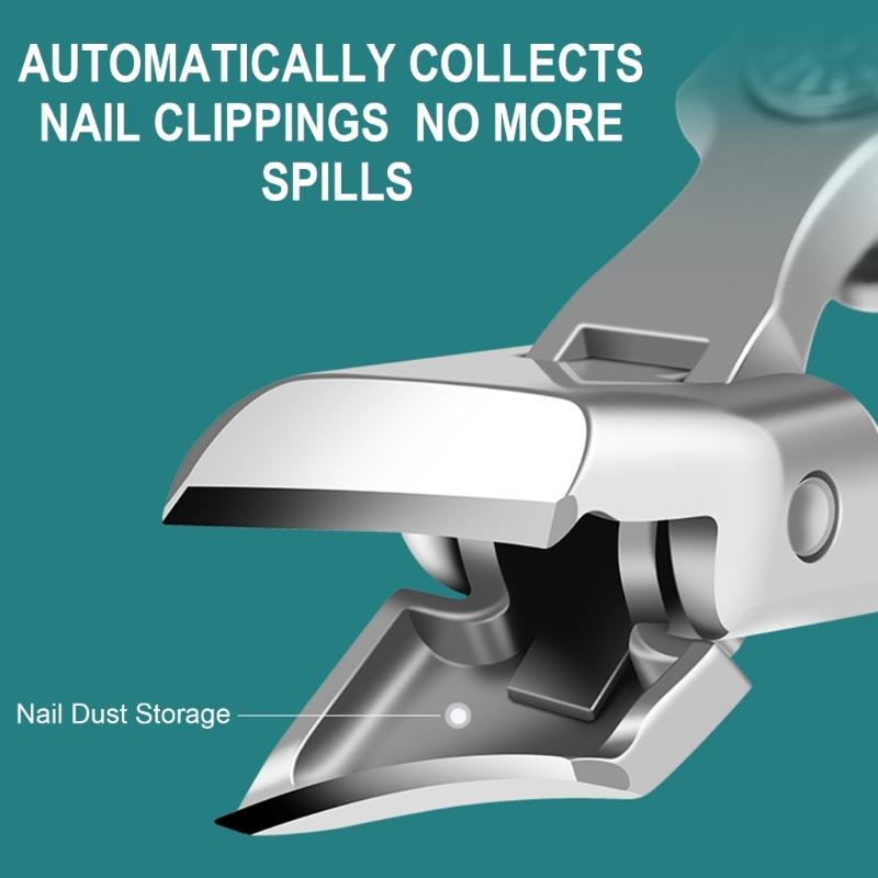 Angled Nail Clippers Nail Cutter Large Opening Toenail Clippers Stainless Steel Fingernail Clippers Toe Nail Clippers