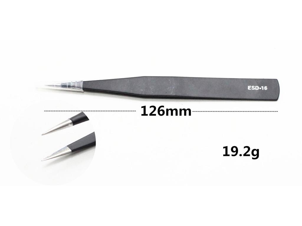 Canvas Bag, Stainless Steel Tweezers, ESD Anti-Static Curler & Telecom Repair Kit