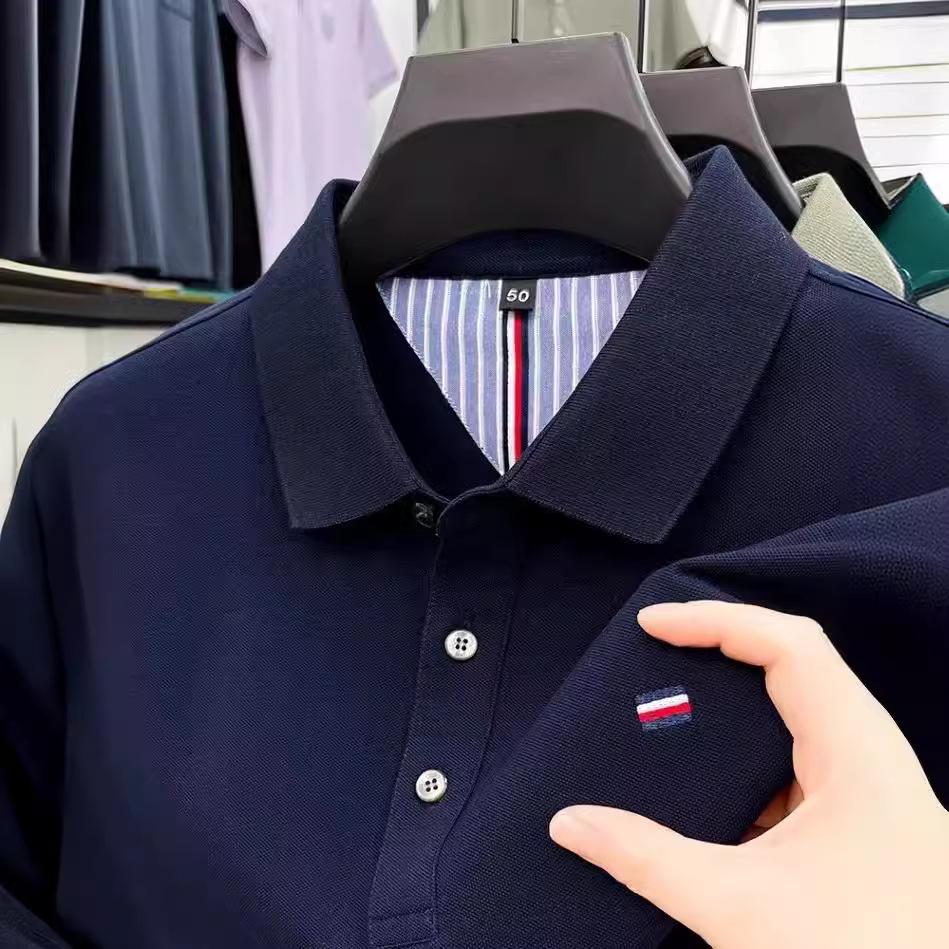 Men's 2026 Summer Casual Polo with Turn-Down Collar - Short-Sleeve Shirt
