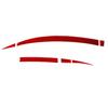6Pcs Red Carbon Fiber Interior Dashboard Cover Trim Fit For 2008-12 Honda Accord