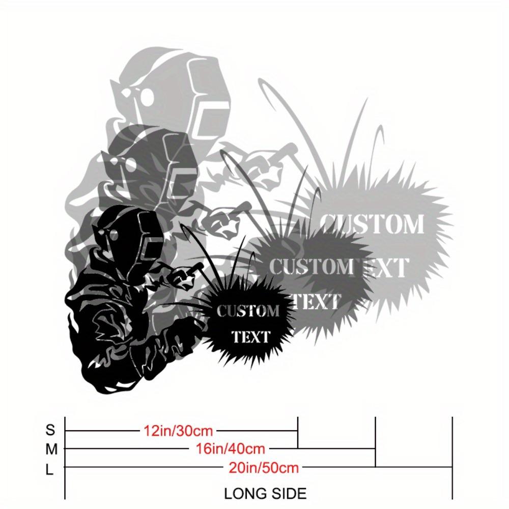 

Unique Modern Metal Wall Art for Welders Customizable Decor Easy to Hang Distinctive Home Accent 30cm