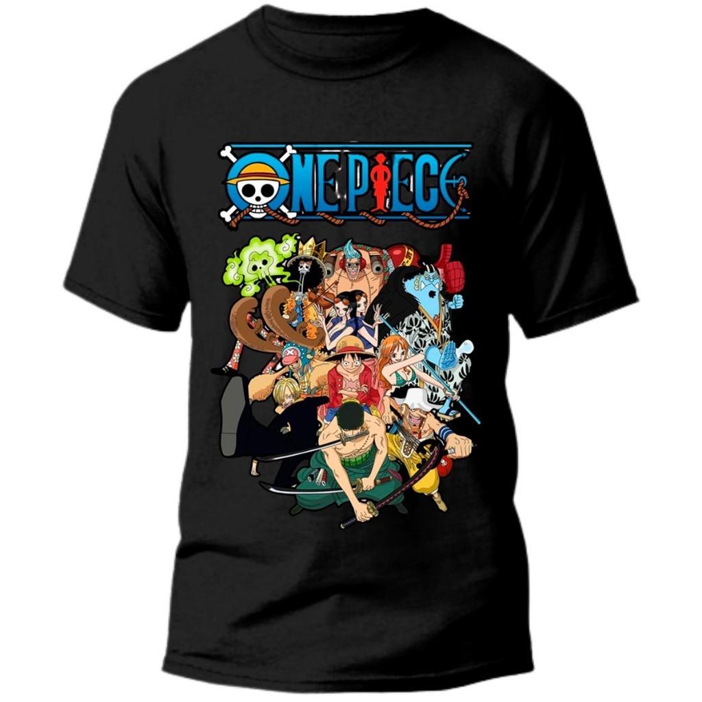 ONE PIECE Anime Printed Men Women Summer T-Shirts Casual Sports Fitness Loose Oversized Comfortable Cotton Short Sleeves Top Y2k